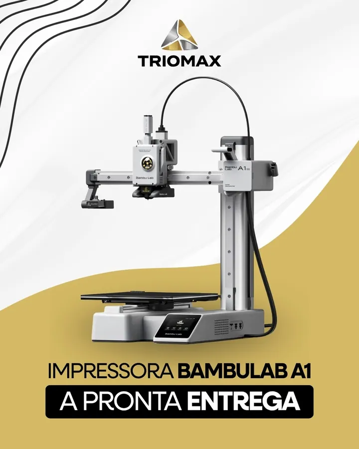 Impressora 3D Bambu Lab A1 anunciada a pronta entrega